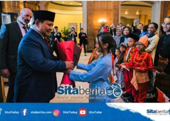 Suasana Penuh Haru dan Antusiasme Sambut Presiden Prabowo Subianto Saat Tiba Disalah Satu Hotel di Ottawa