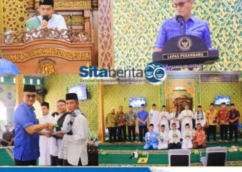 Gema Isra Mi’raj di Lapas Pekanbaru: Ratusan Warga Binaan Larut dalam Doa dan Syukur
