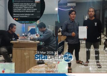 Hina Media Sebut ‘Sampah Masyarakat’, DRT Oknum Warga Mentok Resmi Dipolisikan