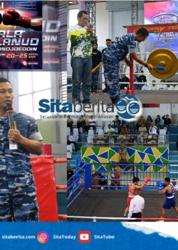 Danlanud H. AS Hanandjoeddin Buka Kejuaraan Tinju Amatir Piala Danlanud, Diikuti 62 Orang Peserta Baik Lokal dan Luar Kota