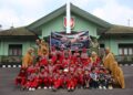 Tanamkan Nilai Kebangsaan Sejak Dini, Anak-anak KB RA Yaa Bunayya Kunjungi Kodim 0714/Salatiga