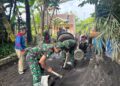 Kebersamaan Tanpa Batas, TNI dan Masyarakat Bangun Akses Penghubung