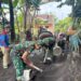 Kebersamaan Tanpa Batas, TNI dan Masyarakat Bangun Akses Penghubung