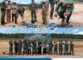 Yonif TP 845/Ksatria Satam Peduli Lingkungan, Prajurit bersama Warga Desa Simpang Tiga Lakukan Penanaman Pohon